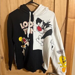 Warner Bros. Looney Tunes Black and White Hoodie